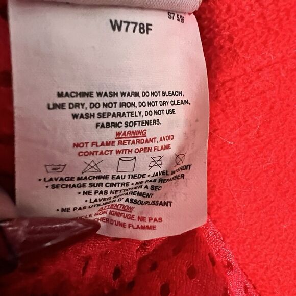 Vintage Patagonia Synchilla Fleece Vest Kids Sz 10 Red Ski Winter Rare Logo 90s - Picture 13 of 14